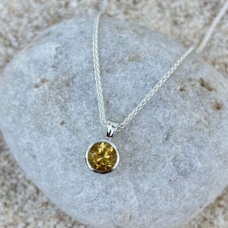 Citrine Birthstone Pendant
