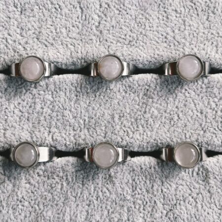 Clear Quartz Adjustable Ring